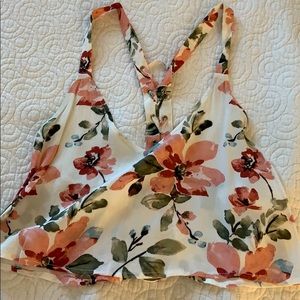 Floral crop top